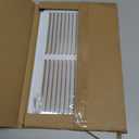 Steel Return Air Grill,Return Air Vent Cover (Duct Opening) Cold Air Return Vent Cover for Wall or Ceiling (14"W x 8"H Duct Opening)