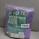 POLYTE 430 GSM Microfiber Lint Free Hand Towel, 16 x 30 in, 4 Pack (Waffle Weave)