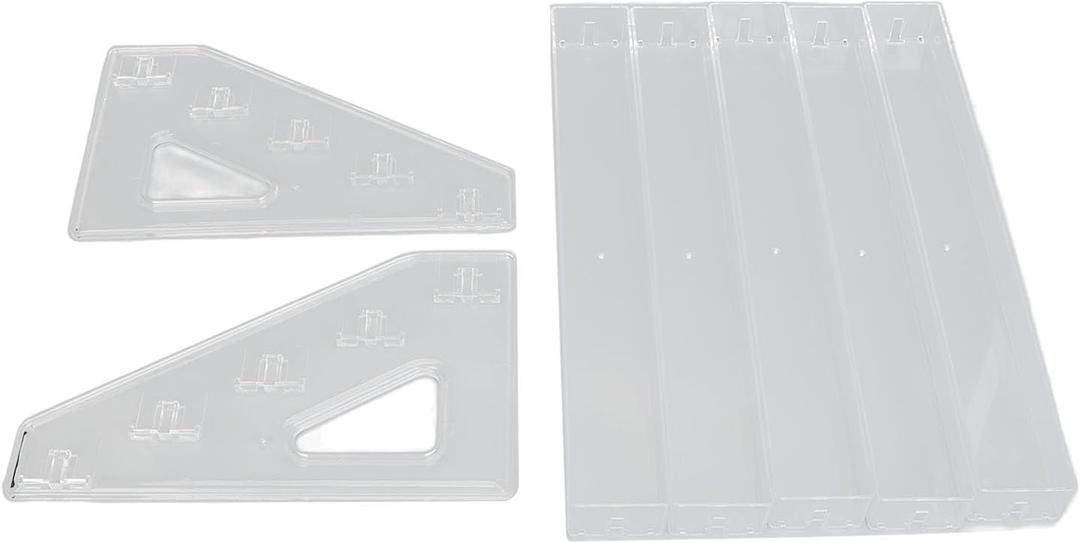 5 Layer Nail Polish Holder Rack Transparent Lipstick Display Staircase Eyeshadow Palette Organize