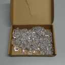 24 Pcs 13 Inch Clear Acrylic Crystal Garland Strands Hanging Chandelier Beaded Chain Ornament String Decorations Beaded Chain Garland Curtain for Wedding Party Manzanita Tree Centerpiece