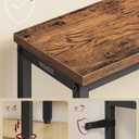VASAGLE 31.5" Console Table, Narrow Behind Couch Table, 1 Tier