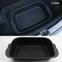 2 Pcs Trunk Organizer for 2025 2026 Tesla Model Y Juniper Trunk Storage Box Organizer Tray