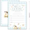 Silly Goose Baby Shower Invitations - 20 Invitation Cards 4"x6" with 20 Envelopes - A New Silly Goose Is About To Be On The Loose - Cute Baby Shower invites.(073)
