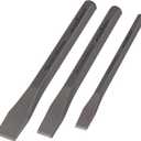 HORUSDY 3-Piece Heavy-Duty Cold Chisel Set, 3/8", 1/2", 5/8" Metal Chisels, Drop-Forged Cr-V Steel for Woodworking, Metalworking, Masonry & Carpentry