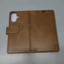 Wallet Case for iPhone 17 with Credit Card Holder,PU Leather Folio Flip Kickstand Protective Shockproof Cover for Apple 17 Phone Case (Grayish-Brown, for iPhone 17-6.3'')