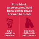 Califia Farms - Pure Black Medium Roast Cold Brew Coffee, 32 Oz (Pack of 6), 100% Arabica, Shelf Stable, Plant Based, Vegan, Gluten Free, Non GMO, Sugar Free, Iced Coffee