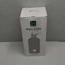 128 oz Insulated Water Bottle | Upgraded Thickened Stainless Steel Water Jug for Hiking with Straw, Carrier Bag, Handle Strap | BPA-Free