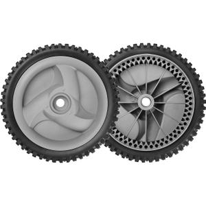 583719501 Front Wheels Fit for Craftsman Mower, 194231X460 Drive Tires Wheels Fit for Craftsman & HU Self Propelled Lawn Mower Tractor, Replaces 194231X427, 532403111, 2 Pack