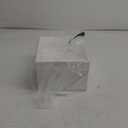 Clisela 3pcs Acrylic Cube Display Stands Box Risers with Hollow Bottoms, Food Risers for Buffet Table, Decorative Display Stand Shelf for Dessert Collectibles Jewelry Figures Show - White 6" 7" 8"