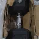 Fitvids Rubber Encased Hex Dumbbell Hand Weights with Anti-Slip Cast Iron Grip for Exercise & Fitness, 50LBS