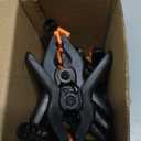 12 Pack Plastic Spring Clamps, 3.5inch Small Heavy Duty Clips for Crafts, Backdrop Stand, Woodworking, Photography Studios (Black)