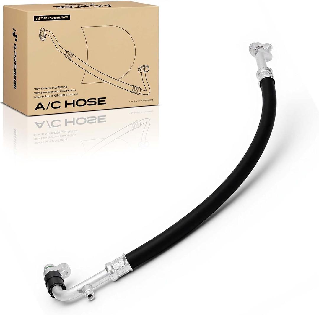 A-Premium A/C Suction Hose Assembly Compatible with Nissan Frontier, Xterra, 2000 2001 2002 2003 2004, 2.4L, Compressor to Evap