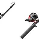 Zebco 33 Spinning Reel and Telescopic Fishing Rod Combo