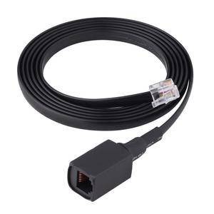 1.5m 6-Pin Radio Accessory Extension Cable for Yaesu Radio Walkie Talkie Mic, Premium Quality, Removable Separation, Outdoor Indoor Use