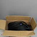 Cable Matters [UL Listed] 10Gbps in-Wall (CM) Rated 23AWG Bare Copper Cat 6 Cable - 500ft, Solid, UTP Cat6 Bulk Ethernet Cable, Cat6 Ethernet Cord, Black