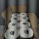 Amazon Brand - Presto! Ultra-Strong 2-Ply Toilet Paper, 24 Mega Rolls = 120 Regular Rolls, 308 Sheets Per Roll, Unscented