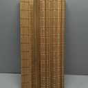 LazBlinds No Tools No Drill Cordless Bamboo Roman Shades, Light Filtering Window Treatment, Roll Up Bamboo Blinds for Windows 23'' W x 72'' H, Brown