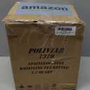 POLIVIAR Tea Kettle, 2.7 Quart Natural Stone Finish with Wood Pattern Handle Loud Whistle Food Grade Stainless Steel Teapot, Anti-Hot Handle and Anti-Rust, Suitable for All Heat Sources (JX2018-GR20) (Gray)