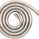 hansgrohe Techniflex Handheld Shower Replacement Shower Hose 63-inch Easy Install Modern Shower Hose in Polished Nickel, 28276833