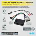 Scosche GM2K-WP Factory Stereo Replacement Interface Adapter, Compatible with Select 2000-13 GM Vehicles, Car Radio Wiring Harness, Retains Steering Wheel Controls & OEM Amplifier - See Fit Guide