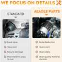17982 New Starter for Nissan Sentra 2007-2019 2.0 1.8 1.6, for Versa 2007-2012 1.8L, for Cube 2009-2014 1.8L, for Juke 2011-2017 1.6L, for NV200 2013-2021 2.0L, for Chevy City Express 2015-2018, 17449