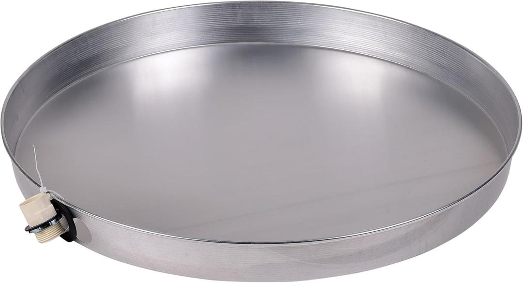 Oatey 34170 Aluminum Water Heater Pan with 1-inch CPVC Adapter, 18-inch