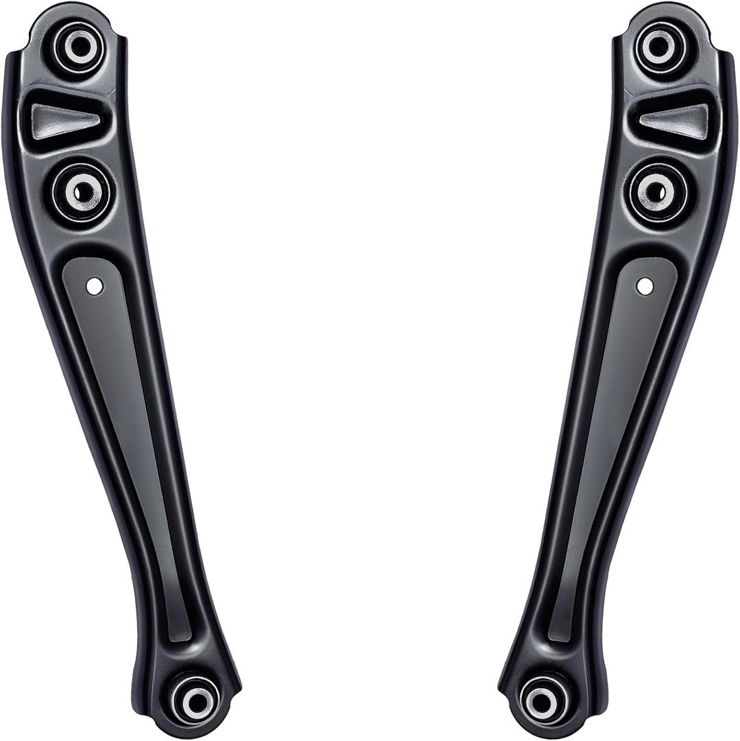 Left Right Rear Lower Rearward Control Arm Compatible With 1996 1997 1998 1999 2000 Honda Civic 97 98 99 00 Acura EL 2PCS AUQDD K641202 Driver And Passenger Side Professional Suspension