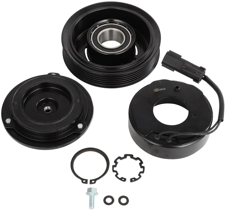 cciyu AC Compressor Clutch Kit 2004-2007 for Dodge Durango,2006-2007 for Jeep Commander,2005-2007 for Jeep Grand Cherokee A/C Clutch for Car 255465,TEM255465,2011271AM,140204NC,C1720R