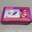 LAVAED Professional Nail Drill Electric Nail File Kit, Nail Filer Electric with 156pcs Sanding Bands and Nail Dril Bits for Acrylic, Gel Nail Manicure and Pedicure, Pink