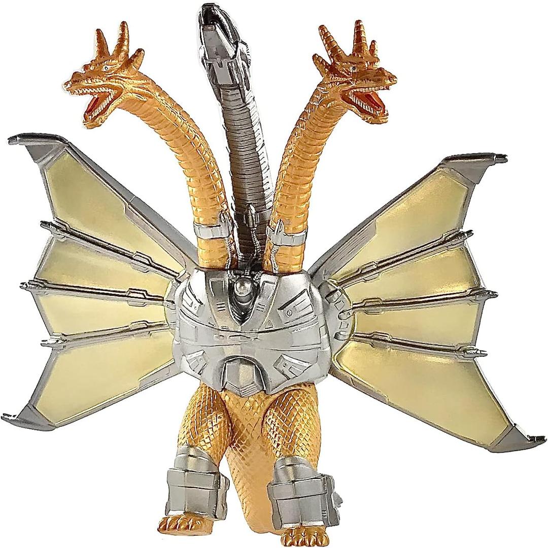 TwCare Godzilla vs. Mecha King Ghidorah, 2021 Movie Series Movable Joints King of The Monsters Action Figures Birthday Kid Gift, Carry Bag