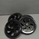 4 Sets Replacement Wheelchair Wheels for Walkers 7.5 Inch Wheelchair Front Wheels Anti Slip Walker Rubber Replacement for Stroller Casters Rollers Accessories