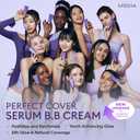 MISSHA M PERFECT COVER SERUM BB CREAM No.21 Light Beige - Light with Cool Undertone, Skin Tint, Tinted Moisturizer, Skin Care Foundation Makeup, Korean Makeup,1.18 Fl oz