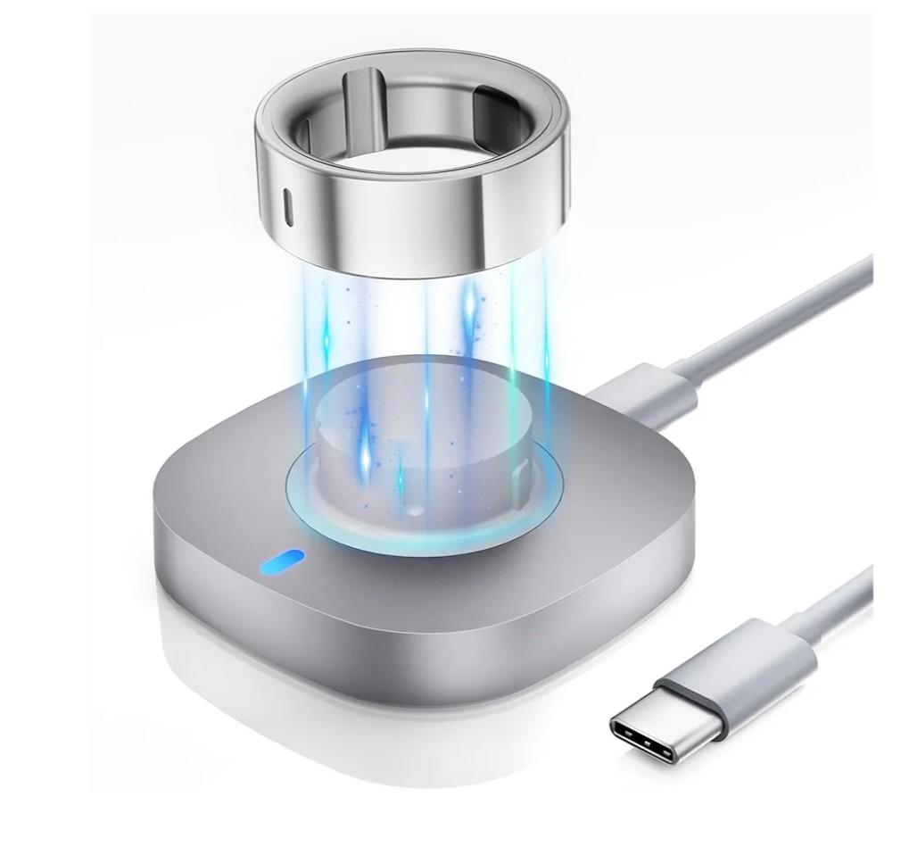 Compatible with Aura-Ring Gen 4 Charger -Size 9- Charging Dock and USB-C Cable Replacement Accessories