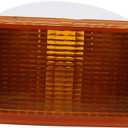 1 PAIR Left Right Side Front Turn Signal Light Plastic Lens CH2520141 CH2521141 55157033AA 55157032AA For 2001-2006 Jeep Wrangler (TJ)