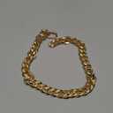 19MM Heavy Duty Thick Cuban Link Dog Collar,Gold Dog Chain Collar for Large Dogs - 22 Inches Length Dog Necklace Collar