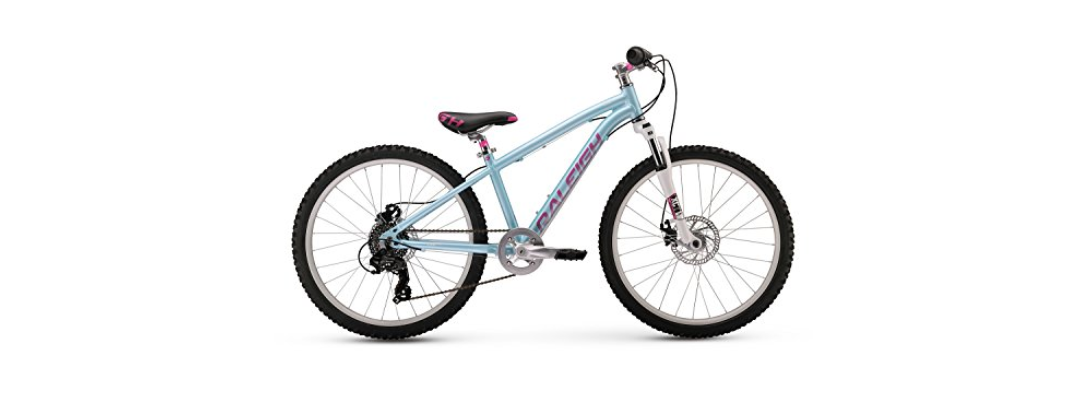 RALEIGH BIKES RALEIGH EVA 24 GIRL'S MOUNTAIN BIKE, 24 WHEELS, SKY BLUE, 24 / ONE SIZE