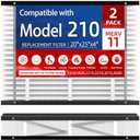 2 Pack, 210 Replacement Filter, Compatible with AprilAire 210 Whole House Air Purifiers Models,1210,1620,2210,2216,3210,4200,MERV 11 HVAC Furnace Filter Replacement,20x25x4inch Air Filter