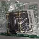 200 Pcs Black Place Cards and Gold Pen for Weddings, Name Cards with Gold Foil Border for Table Setting Folded Table Tents Sign for Buffet Banquet Parties Events Celebrations