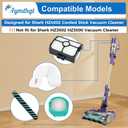 HZ4002 Replacement Filter Kit For Shark Power Detect Ultra-Light Corded Stick Vacuum HZ4002 HZ4000,1 Roller Brush, 2 Pack Hepa Filters+ 4 Pack Foam & Felt Filters + 4 Aroma
