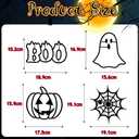 Tinlade 24 Pack Halloween DIY Suncatcher Paper Crafts Stained Glass Effect Paper Suncatchers, 600 Tissue Papers, Window Art Arts and Crafts for Thanksgiving Halloween Party Favors