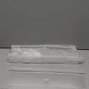 2 Pcs Acrylic Floating Shelves, 15" Wall Mounted Bookshelves Farmhouse Shelves for Display Book Photo Figures Plants, Display Shelf Organizer for Bedroom Living Kitchen Room Storage