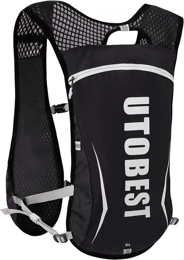 UTOBEST 10L Hydration Vest with 2L Water Bladder and 5L Running Vest Only
