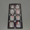 COMMUTER 16 Pack Cases for Apple Watch Series 11/10 42mm Screen Protector, (2025 New) Hard PC Ultra-Thin Protective Face Cover Built-in Tempered Glass Film for iWatch 11/10 42mm