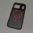 Magnetic 3 in 1 for iPhone 17 Pro Max Case, [Omni-Directional Protection] with 1x Screen Protector + 1x Camera Cover, [Seamless Work with Magsafe] Protective Case for iPhone 17 Pro Max Red