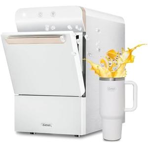 Gevi V2.0 Nugget Ice Maker Countertop 30lbs/24H, Pellet Ice Makers with Self-Cleaning & Energy-Efficient, Chewable Pebble Ice Machine for Home, White