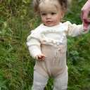 Angelbaby Big Size Realistic Reborn Toddler Girl Dolls 26 Inch Soft Silicone Baby Doll Real Life Beautiful Princess Girl with Blonde Hair Blue Eyes Real Looking Collectible Art Doll for Kids