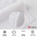 Orighty 12-Pack White Hand Towels - Quick Drying & Absorbent Microfiber Gym Towels 16x28 inches - Lightweight & Thin White Yoga Towels - Multi-Purpose Camping Towels for SPA, Hotel & Bathroom