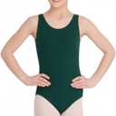 Capezio girls High-neck Tank Leotard (Medium, Hunter)