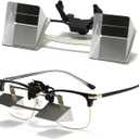 New Lazy Glasses 90 Degree for Lying Down Reading or Watching TV,Clip Glasses No Frame Arm