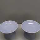 6.2 Inch Extra Wide Elevated Ceramic Cat Bowls, Food and Water Bowl Set for Elder Big Cats Small Dogs, Raised Design for Pet Easy Eating, Protect Cat's Spine Set of 2(Light Purple)